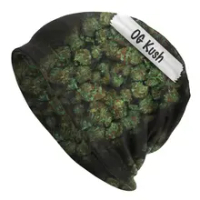 Og Kush Weed Cannabis Beanie Bonnet Knitting Hat Men Women Hip Hop Unisex Adult Warm Winter Skullies Beanies Cap
