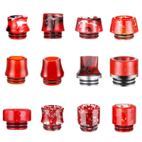 810 Red Replacement Drip Tip Resin Mouthpiece Wide Bore Drip Tip