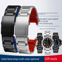 For Casio G-SHOCK Heart of Steel Series MTG-B1000 G1000 MTG-B2000 Fine Steel Watch Chain B1000 Strap With Tool Bracelet