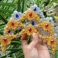 Mahkota Tari Adat Jawa Aksesoris Siger Tari Mahkota Jaipong Unik Karnaval Dengan Detail Kristal Dan 