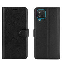for Samsung Galaxy A12 SM-A125F SM-A125M Wallet Phone Case Flip Leather Cover Capa Etui Fundas