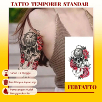 Tato Temporer Ukuran 12cmx19cm Motif Aesthetic Tatto Temporary Stiker Tato Halal Grosir Tato air TBS