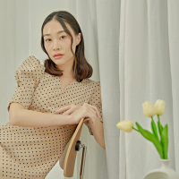 POLKA DOT DRESS (BM FABRIC) ไม่รับตัดตามไซส์
