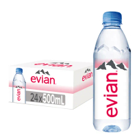【VIP-Evian】依雲天然礦泉水PET瓶500mlx24入/箱