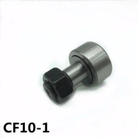 1pcs CF10-1 KR26 KRV26 Cam Follower Bolt-type Needle Roller Bearing M10x1.25mm Wheel And Pin Bearing
