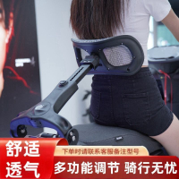 台灣公司貨 最低價 免運 臺鈴愛瑪綠源電動車后折疊靠背尾箱通用腰靠腰托外賣騎手伸縮改裝
