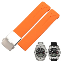 WENTULA wathbands for TISSOT EXPERT T-TOUCH z353T-Touch T047 T33 silicone watchband strap