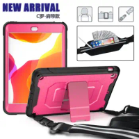 Case For iPad Mini 5 4 Shockproof Heavy Duty Cover Kickstand With Hand Neck Strap For iPad Mini 5 2019 A2133 A2124 A2125 A2126