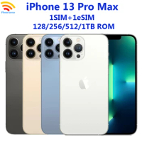 95% New Original iPhone 13 Pro Max 128GB 256GB 512GB 1TB ROM 6.7' OLED 12MP Face ID Unlocked 5G Mobilephone 13promax Add Charger