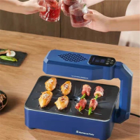 Korean Barbecue Stove Household Smokeless Electric Baking Pan Indoor Non Stick Barbecue Machine Infrared Electric Oven