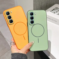 For Infinix Hot 70 X6895 X6895B 4G Phone Case Fine Circle Suction, Hard Matte, Contrasting Skin Feel
