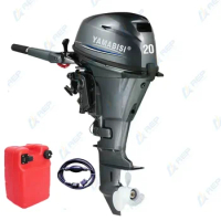 Look! 20HP 4 Stroke Compatible With Fishing Boat Engine Outboard Motor Water Cooled Outboard Engine
