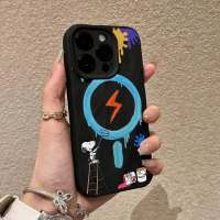 Case for IPhone 11 12 13 14 15 16 17 PRO MAX 16E 17 AIR X XR XS MAX SE 2020 7 8 14 15 16 Cartoon Pup