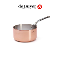 【de Buyer 畢耶】『Prima Matera銅鍋系列』不鏽鋼柄調理鍋18cm(感應爐適用)