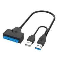 2023 New USB 3.0 2.0 SATA 3 Cable Sata To USB 3.0 Adapter Support 2.5/3.5 Cable Inch SSD Drive HDD Sata External Hard Up II M1Z0
