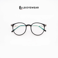 Gọng kính tròn bầu thời trang nam nữ LB Eyewear chất liệu kim loại cao cấp V12050