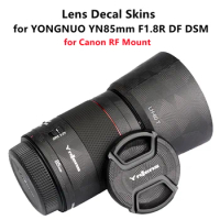 85mm F1.8R Lens Vinyl Decal Skin Wrap for YONGNUO YN85mm F1.8R DF DSM ( for Canon RF Mount ) Lens Premium Sticker Cover Film