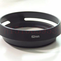 62mm Metal Vented Camera Lens Hood For 62mm Thread Lens For canon nikon Fuji X-T1/XE2 XF23mm F1.4 XF56mm F1.2