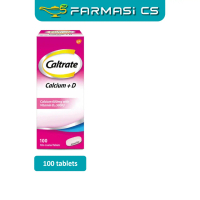 Caltrate Calcium + D 600mg with vitamin D 100 Tablets EXP:01/2027 [ PINK 600 mg Vitamin D 500IU Farm