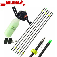 Archery Bowfishing Reel 40m Rope Fishing Arrows Hunting Fishing Rope Compound Bow Recurve Bow Shooting Accessories