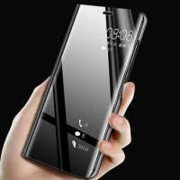 VIVO Y12 U3X Case Luxury Flip Stand View Mirror Phone Case For VIVO Y15 Back Cover VivoU3X Leather Case for vivo U3X Y17 Coque