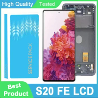 Tested 6.5'' AMOLED Display For Samsung S20 FE 5G G780 G781 S20 Lite LCD Touch Screen Digitizer Repair Parts