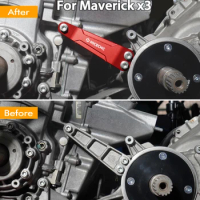 For Can Am Maverick X3 UTV Gear Box Bracket 2017-2023 900 HO Max RR R 4x4 XRS Turbo DPS 6061 Billet Aluminum Accessories
