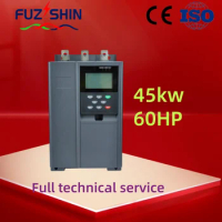 45kw 60Hp 380V 480V Contactor Free Inbuilt Bypass Soft Starter Inching Swing Forward Reverse Induction Motor Frequency Driver