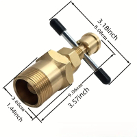 15mm and 22mm olive-shaped puller disassembly and assembly tool