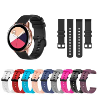 For Samsung Galaxy Watch3 41mm 45mm Silicone Watchband For Galaxy Watch 42mm 46mm Active 2 smart watch Bands Sport Wrist Strap