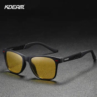 High Quality Sunglasses For Men Women Classic Square Driving Nigh Vision HD Polarized Sunglasses Fishing Bike Sport Shades KDEAM