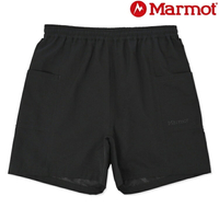 Marmot 土撥鼠 DA 女款 網眼透氣短褲/休閒褲 MTSS25WHP033 J003 黑色