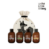 【茶籽堂】小鹿袋旅行組(洗髮露 50mL+沐浴露 50mL+護髮素 50mL+乳液 50mL)