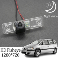 Owtosin HD 1280*720 Fisheye Rear View Camera For Opel Zafira A/Holden Zafira/Vauxhall Zafira/Chevrolet Zafira 1999-2005 Car