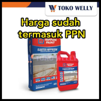 Ready Nippon Elastex Nippocem Cat Pelapis Waterproofing / 5Kg (Cairan Saja) Best Quality Asli 100% O