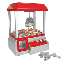 Claw Game Machine Electronic Arcade Claw Machine Electronic Prize Dispenser Toy With Arcade Music And 24 Game CoinsParty Game