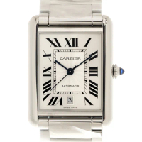 【Cartier 卡地亞】TANK MUST新經典鏈帶超大型腕錶x41mmx31mm(WSTA0053)
