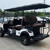4+2 Seater Electric Powered Golf Cart With Ce Certification Electric Cart Golf