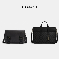 預購 COACH 蔻馳官方直營 經典Logo公事包-多款可選(C9875/C9873/C3747/CR271/CR270/CE440/CE439)