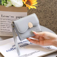 Enji En-ji Soji Wallet Dompet Wanita Warna Babyblue