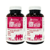 【光量生技】鐵妍錠 180錠/瓶 2入組(全素製造/藥師配方Lalmin酵母B群/鐵酵母)