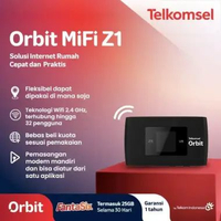 Telkomsel Orbit Mifi Z1 Portable Modem Wifi 4G High Speed Bonus Data