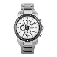 Alexandre Christie Chronograph AC 6141 MC Jam Tangan Pria Stainless Steel Strap 44mm Elegan dengan F