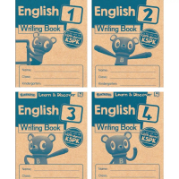 English Writing Book Set ( Book 1 - 4 ) Soft Cover Prasekolah