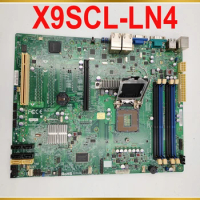 For Supermicro Server Motherboard C202 Chipset LGA 1155 Support Xeon E3-1230V2 4 Gigabit Ethernet X9SCL-LN4