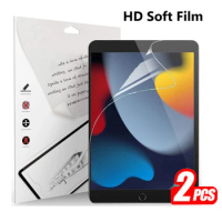 2 Packs PET Soft Film For Apple iPad 10.2 2021 2020 2019 9th Generation A2603 A2604 Screen Protectors Protective Film Soft Film