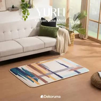 Dekoruma YUREI Karpet Busan Motif / Karpet Busa Lantai / karpet Ruang Tamu 140x200 cm - Multicolor