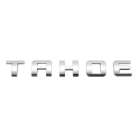 Global Car Parts 1 x Metal TAHOE Logo Car Auto Motorcycle Sticker Badge Decal TAHOE Emblem Sticker