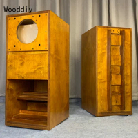 Wooddiy 8 Inch One Pair Speaker Empty Cabinet Fostex Fe206en Louderspeaker Shell Floor Box Labyrinth Full-range Acoustic Box
