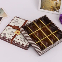 Luxury Chocolate Bar Box Manufacturer Wholesale Custom Kraft Paper Food Grade Gift Packaging Chocolate Box ---PX2068